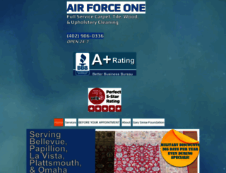 airforceonenebraska.com screenshot