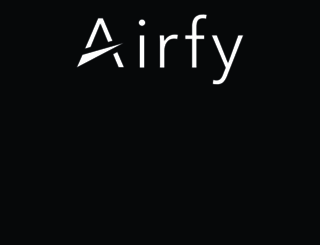 airfy.com screenshot