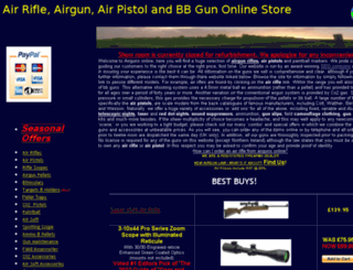 airguns-online.co.uk screenshot