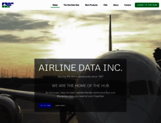 airlinedata.com screenshot
