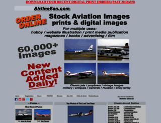 airlinefan.com screenshot