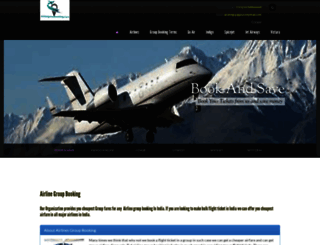 airlinegroupbooking.com screenshot