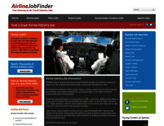 airlinejobfinder.com screenshot
