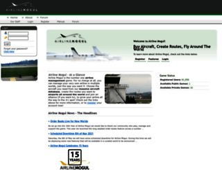 airlinemogul.com screenshot