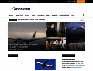airlineratings.com screenshot