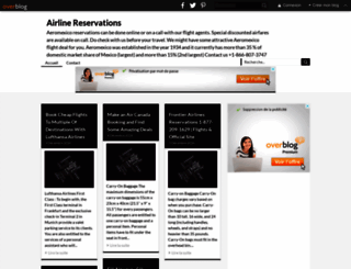 airlinereservations.over-blog.com screenshot