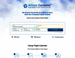 airlinescombined.com screenshot