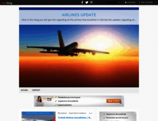 airlinesupdate.over-blog.com screenshot