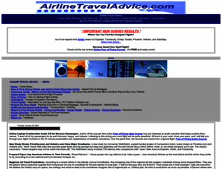 airlinetraveladvice.com screenshot