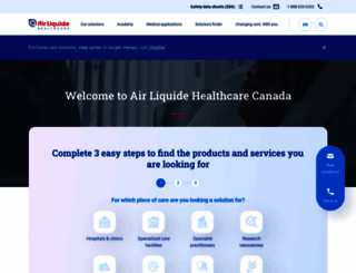 airliquidehealthcare.ca screenshot