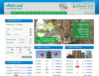 airlord.co.uk screenshot