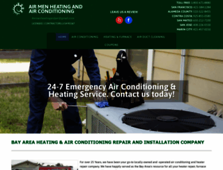 airmenheatingandair.com screenshot