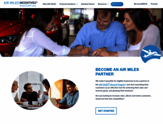 airmilesincentives.ca screenshot