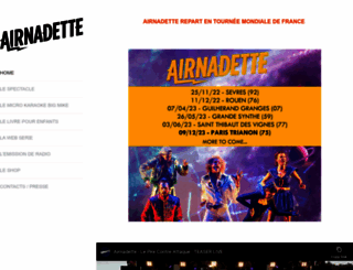 airnadette.com screenshot