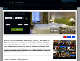 airotel-aleksandros.hotel-rez.com screenshot