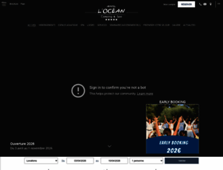 airotel-ocean.com screenshot