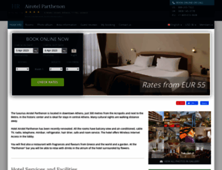 airotel-parthenon.hotel-rez.com screenshot