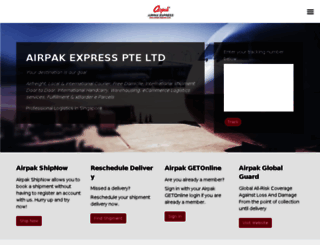 airpak-express.com screenshot