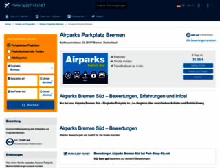 airparks-bremen.de screenshot