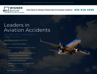 airplanecrash-lawyer.com screenshot