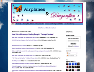 airplanesanddragonflies.blogspot.com screenshot