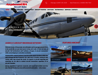 airplanesusa.com screenshot