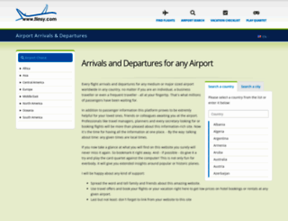 airport-arrivals-departures.com screenshot