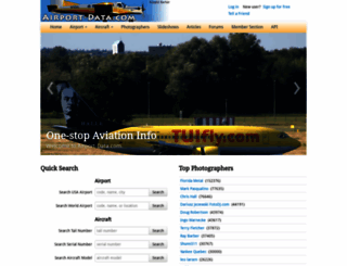 airport-data.com screenshot