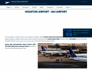 airport-houston.com screenshot
