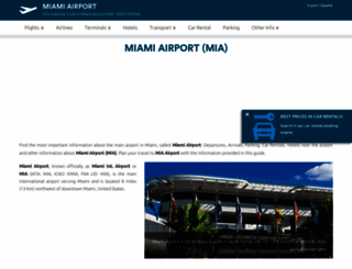 airport-mia.com screenshot