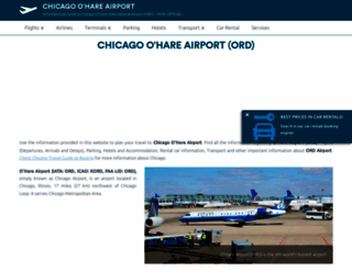 airport-ohare.com screenshot