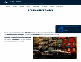 airport-porto.com screenshot