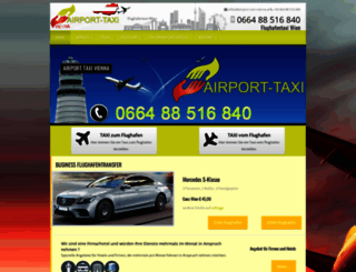 airport-taxi-vienna.at screenshot