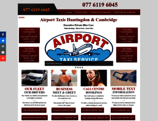 airport-taxis-cambridge.info screenshot