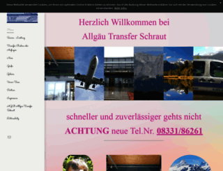 airport-transfer-allgaeu.de screenshot