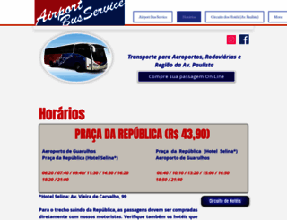 airportbusservice.com.br screenshot