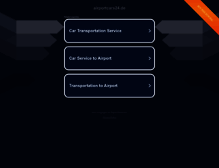 airportcars24.de screenshot