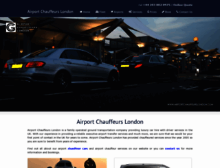 airportchauffeurdrive.co.uk screenshot