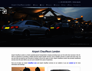 airportchauffeurdrive.com screenshot