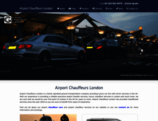 airportchauffeurlondon.com screenshot