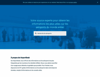 airportdesk.fr screenshot