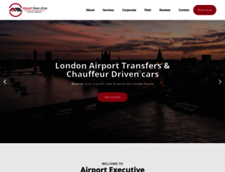 airportexecutive.co.uk screenshot