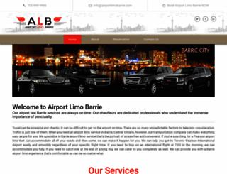 airportlimobarrie.com screenshot