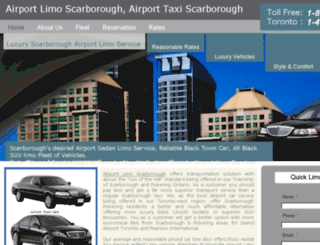 airportlimoscarborough.ca screenshot