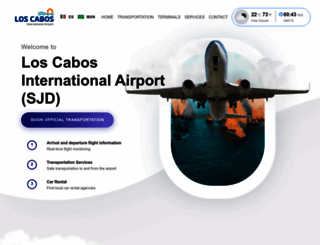 airportloscabos.com screenshot