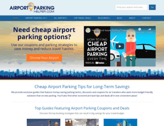 airportparkinghelper.com screenshot