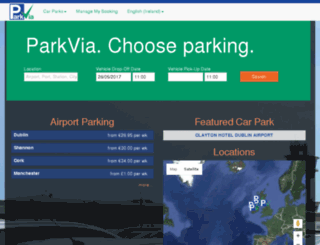 airportparkingsite.ie screenshot