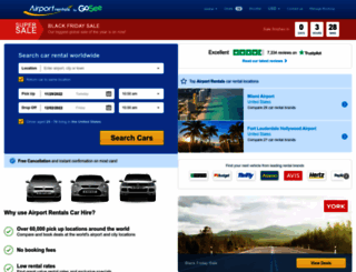 airportrentals.com.au screenshot