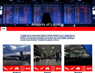 airports-london.info screenshot