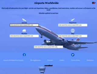 airports-worldwide.info screenshot